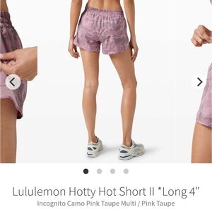Lululemon Hotty Hot Shorts II Tall 4"